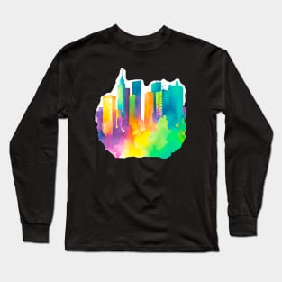 City Skyline Long Sleeve T-Shirt